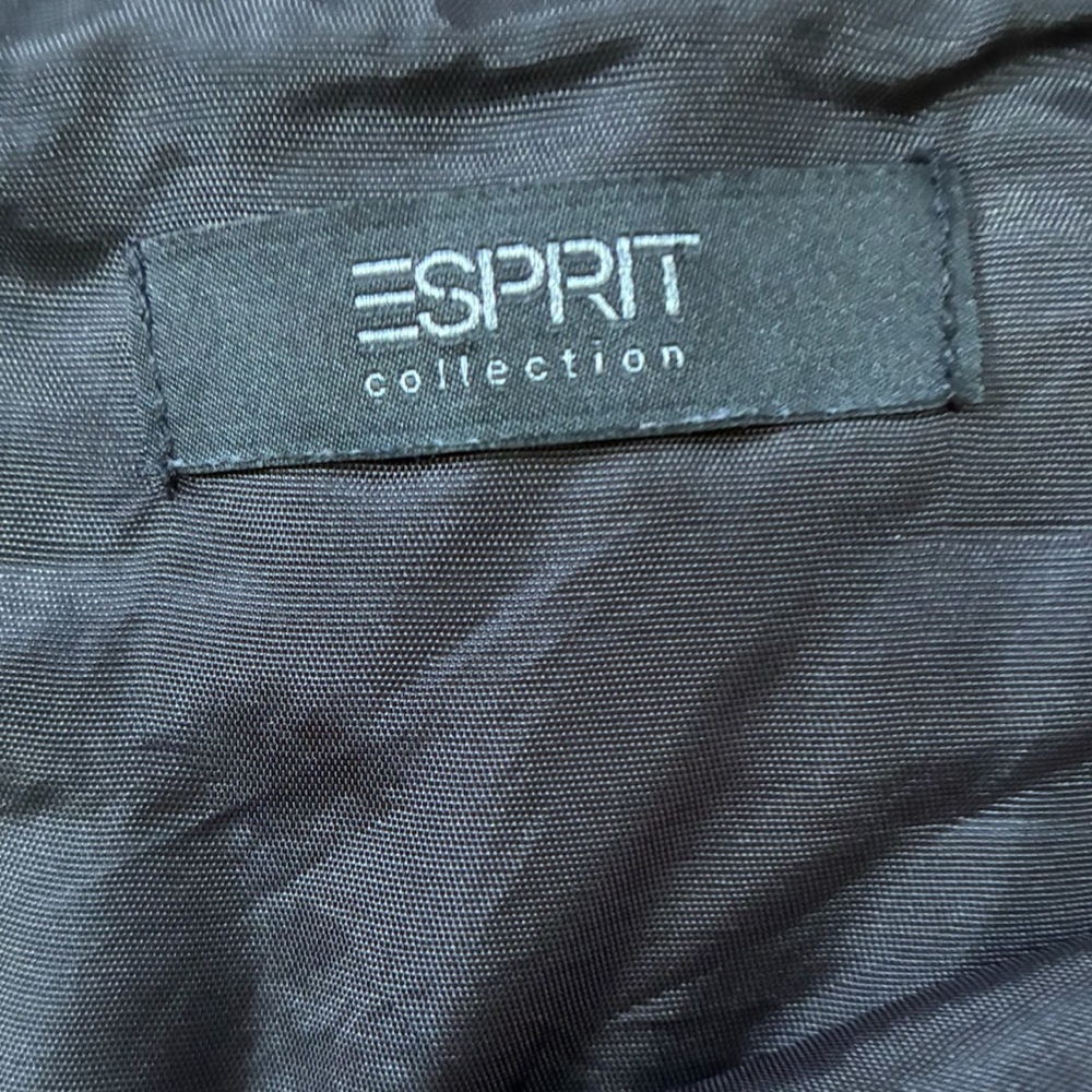 Vintage 90s Y2K Esprit Wool Blend Plaid Mini Skirt Academia Mod Twee Vibes - Picture 2 of 4